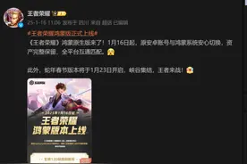 王者荣耀鸿蒙版正式上线 原安卓账号与鸿蒙互通保留所有资产图片