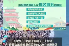 山东接待游客人次排名：日照万平口排第二，前五的景区青岛占两席图片