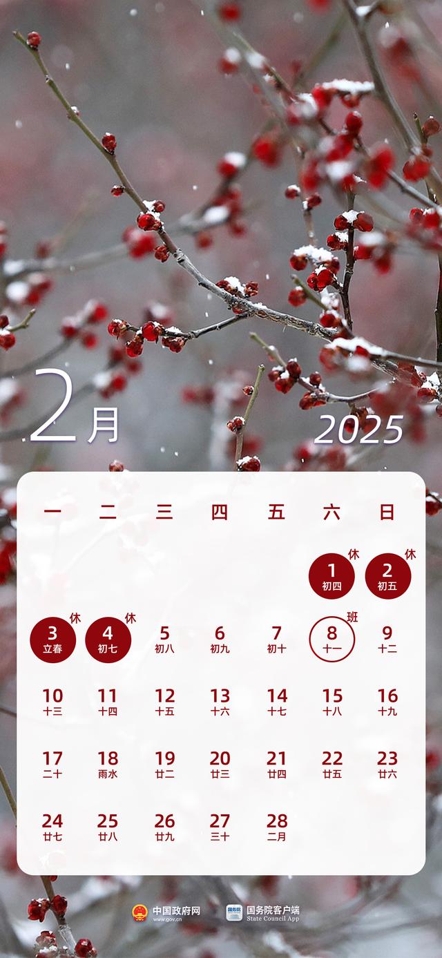 春节8天，劳动节5天……2025年法定节假日安排出炉