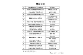 宁德中心城区安置型商品房项目房票置换（试点）房源清单公布图片