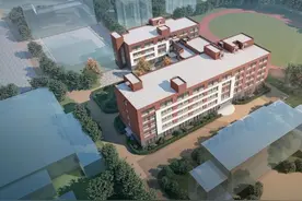 天津市第一商业学校实训教学楼项目开工建设图片