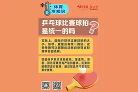 乒乓球比赛球拍是统一的吗？图片