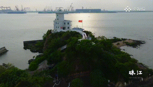 央视热播纪录片《珠江》中的南沙→