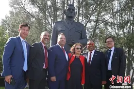 美国飞虎队老兵访中国人民抗日战争纪念馆图片