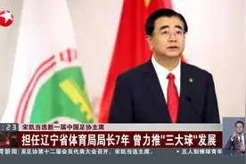 宋凯当选新一届中国足协主席 担任辽宁省体育局局长7年 曾力推“三大球”发展视频封面