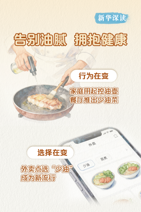 新华深读丨向油腻饮食说不