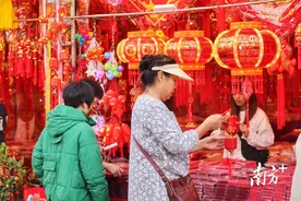 图集｜行花街过大年，中山沙岗墟迎春花市开了图片