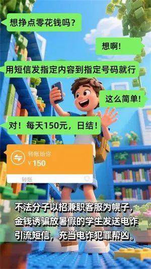 “小朋友，借你的电话手表用一下，我的手机没电了”