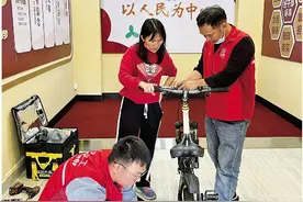 葵涌红色网格织出幸福家园图片
