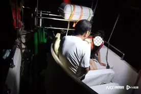 钓鱼者因橡皮艇漏气落水，中山市水上搜救分中心紧急救助图片