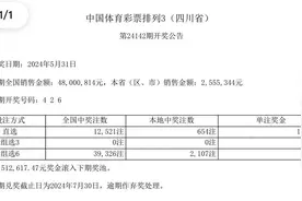 中国体育彩票5月31日开奖结果图片