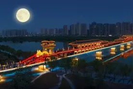陕西咸阳：“秦时明月 梦回咸阳”数字光影演艺空间盛大开幕图片