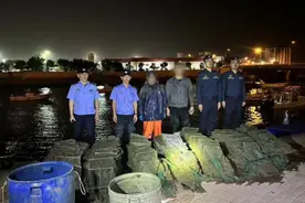 71个“地笼”非法捕捞104斤海货 青岛两男子被刑事拘留图片