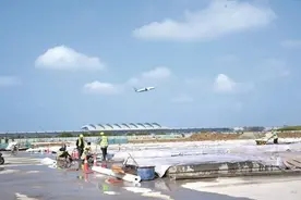 智能化大型设备助力无锡硕放机场改扩建工程  整体工程明年完工图片