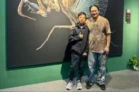 杭州初中生亲手制作的标本，在中国首个巨幅超显微昆虫摄影展亮相图片