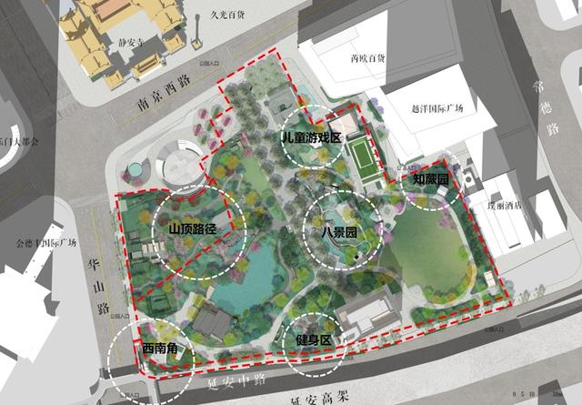 静安公园周五起闭园9个月，官方效果图抢先看！市民有啥期待？古树群怎么办？