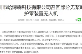 哈博森召回2797台无桨叶保护罩装置无人机图片