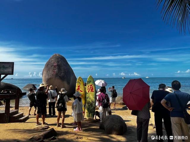 双节拍 | 天涯海角景区，海天一色游人如织