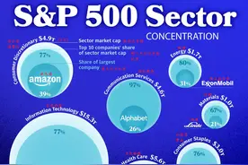 一图看懂：标普500指数11大板块各自最大的权重股都是谁？图片