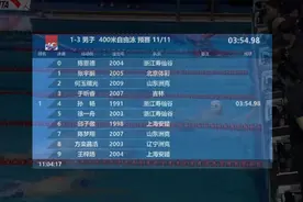 正式复出！孙杨亮相全国夏季游泳锦标赛 顺利晋级决赛图片