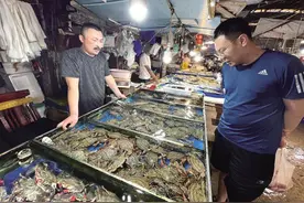 南方开海，烟台本地梭子蟹降价！图片