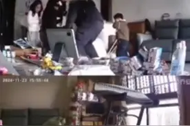 男子当孩子面家暴妻子 女儿报警：两个孩子哭着哀求叫爸爸别打了图片