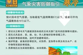 新一股冷空气已到货！茂名一地发布寒冷橙色预警信号图片