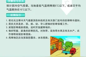 新一股冷空气已到货！茂名一地发布寒冷橙色预警信号图片