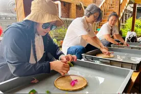 海外台胞走进千年傣寨曼远村 感受边疆乡村慢生活图片