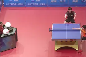 乒超第一轮：樊振东3比0胜松岛辉空图片