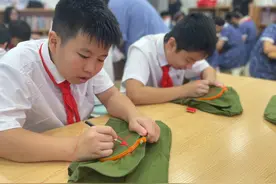亲子共成长 ，书香进万家——济南开元外国语小学六（7）中队与著名儿童文学家马千老师现场交流图片