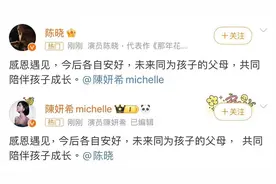 陈晓陈妍希官宣离婚！去年便传男方拉黑女方电话断绝联系图片