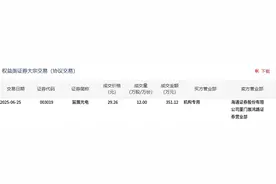 宸展光电今日大宗交易折价成交12万股，成交额351.12万元图片