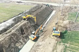 利辛县：河道清淤疏通，筑牢农业生产基础图片