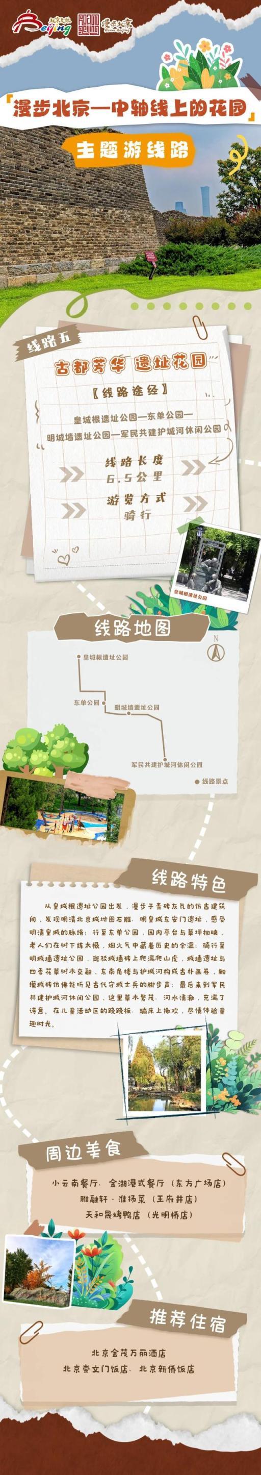 北京市文化和旅游局发布10条“漫步北京·中轴线上的花园”主题游线路