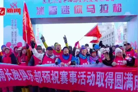 冰雪迷你马拉松举行 南方来哈游客热情参与图片