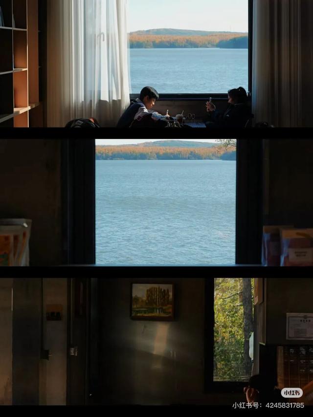 一半秋色在净月潭 另一半在你的镜头里→