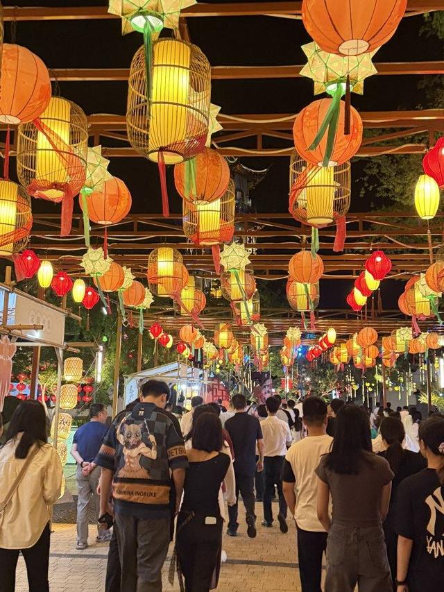 花开并蒂 灯映两岸！江苏周庄亮灯
