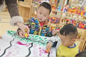 宜宾江安橙乡幼儿园：春日童画，拓印里的斑斓时光图片