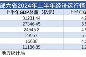 中部六省经济半年报：河南痛失外贸“火车头”，湖北GDP增速领跑图片