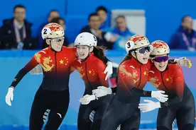 女子接力惊喜夺金，短道速滑中国队以2金2银4铜收官图片