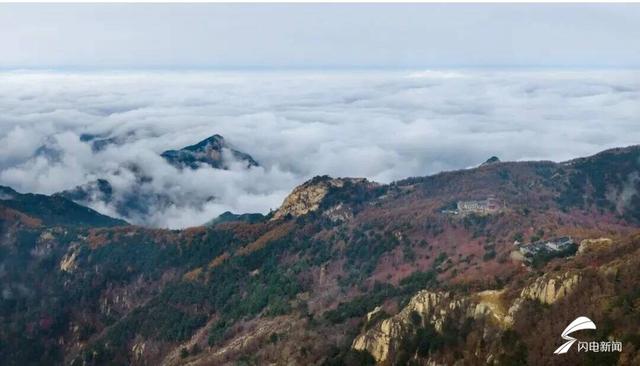 组图丨岱宗秋深 云涛漫染“仙”气十足