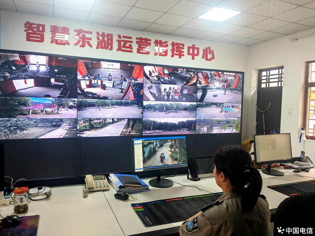 从古典到智慧，中国电信宝鸡凤翔分公司为东湖公园插上数字翅膀