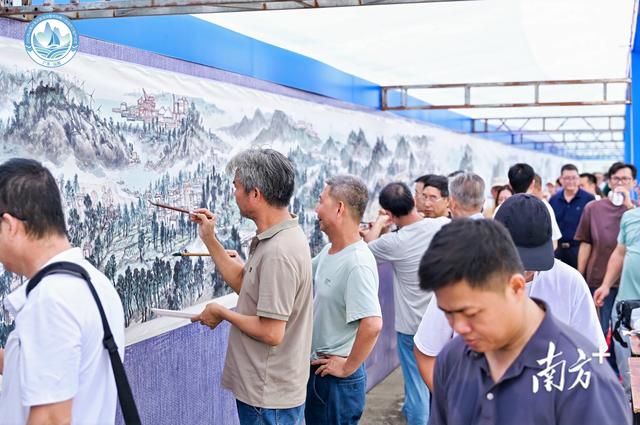 百米长卷贺开渔！看汕尾蝶变的“3D呈现”