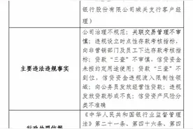 浙江常山农商行向公务员发放经营贷等被罚290万元图片