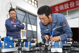 武工职院承办宝钢股份四基地检修专业技能竞赛图片