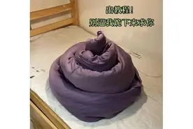 早上起床，真的不要叠被子图片