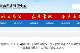最新！成都公积金提取或有变图片