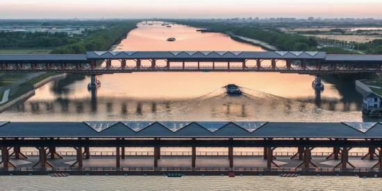 荟萃长三角地标和美景 方厅水院廊桥地刻已亮相