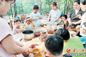 9名孩子在莲花山村住了7天 虚度森林里收获成长“果实”图片